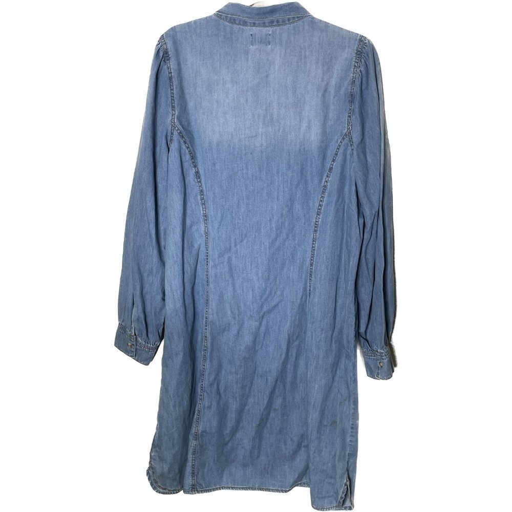 NWT Scoop Blue Jean Button Down Midi Dress Size XXL (20) - Picture 2 of 6